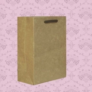 Sacola MS20 em papel Lisa Kraft 280GR - 15x7,5x19 cm- Pacotes com 10 unidades