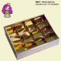 Embalagem MB57 em papel Laminado Colorido e Tampa em PVC Crystal Virgem- 16x12,5x04cm - Pacote com 10 unidades